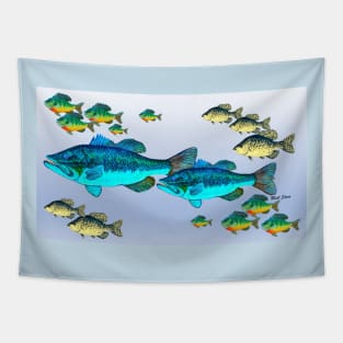 Freshwater fish Tapestry