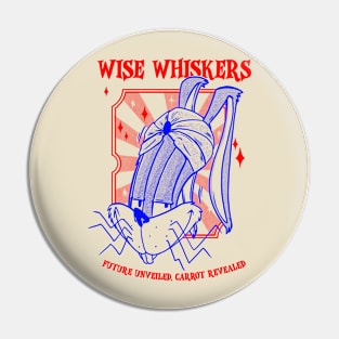 Wise Whiskers Pin
