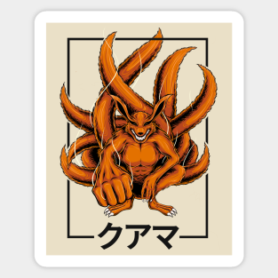 Kyubi Naruto Stickers Teepublic