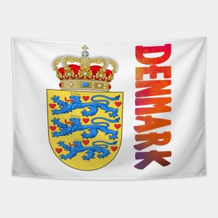 Denmark Coat of Arms Design Tapestry