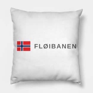 Fløibanen Funicular Bergen Pillow