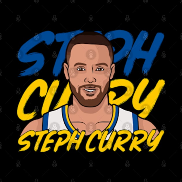 Steph Curry - Basketball by Litaru