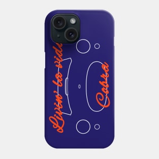 Livin la vida Cobra 1960s British classic car outline Phone Case