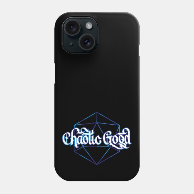 Chaotic Good D20 Phone Case by polliadesign