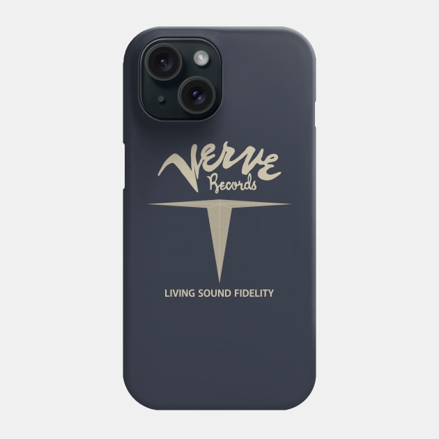 Verve Records Living Sound Fidelity Phone Case by My Pizza