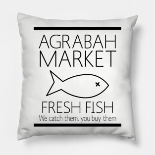 Agrabah Fish Market Pillow