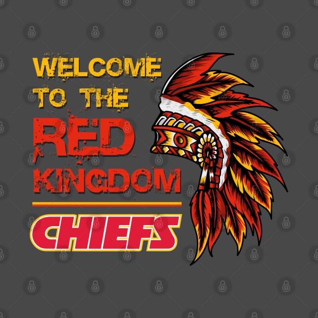 Welcome to the Red Kingdom - Kansas City Chiefs - Patrick Mahomes by fineaswine