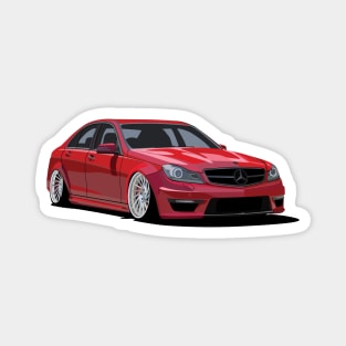 AMG C63 Cartoon Magnet