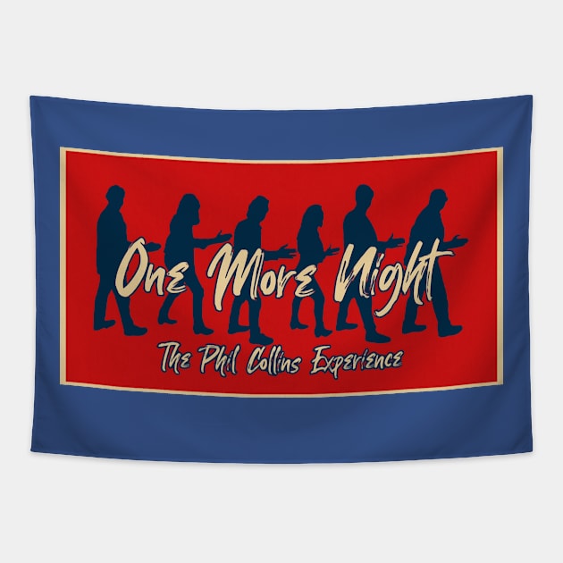 One More Night - Red Tapestry by Trubbled Tees