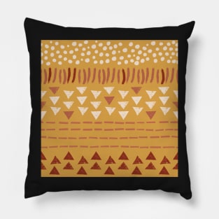 Pattern in Gold Pillow