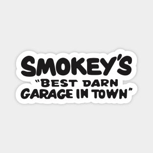 1997 - Smokey's Garage (Black on Gold) Magnet