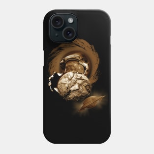 Strange Fiction Astronaut Sci-fi Alien Planet Saucer UFO For Sci-fi Fans Phone Case