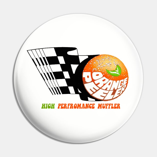 Orange Peeler Pin by retrorockit