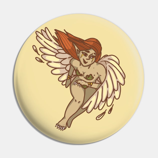 Harpy Pin by ThePocketBlossom