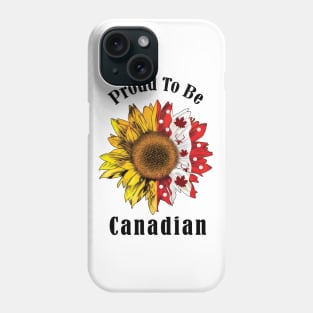 proud yo be canadian Phone Case