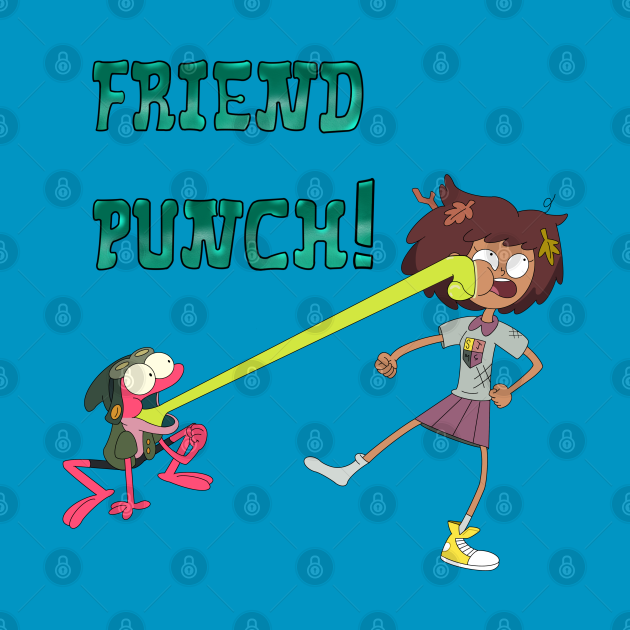 Discover Friend Punch - Amphibia - T-Shirt