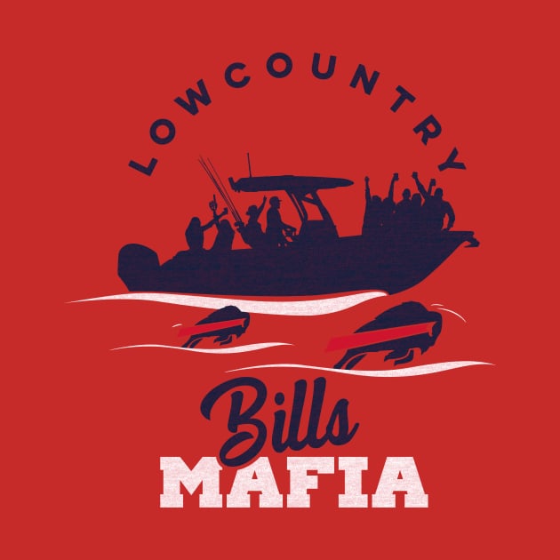 Bills Mafia...By Land, By Air, By Sea - Red by Lowcountry Bills Mafia