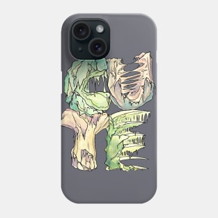 Dramabite Cute Typography Text Character Statement Undead Apocalypse Phone Case