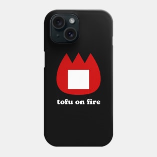 📛 tofu on fire Phone Case