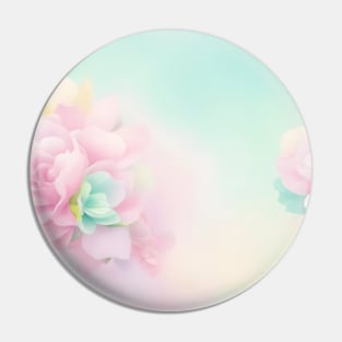 Pastel  flowers Pin