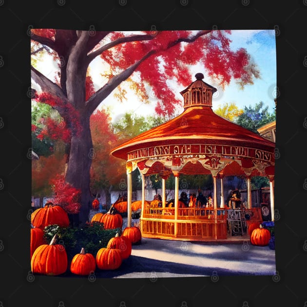 Stars Hollow at Autumn - Halloween - Pumpkins by Fenay-Designs