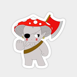 Second Mushroom Warrior Magnet