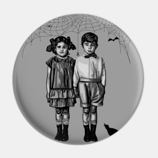 Creepy Kids Pin