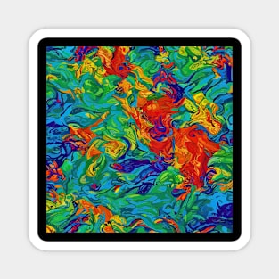 omg pattern abstract Magnet