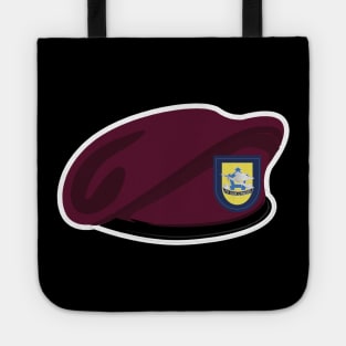 Maroon Beret - Flash - DUI - 173rd Support Battalion wo Txt X 300 Tote