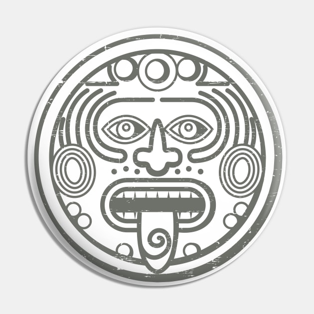 Mayan - Mayan face design Pin by verde