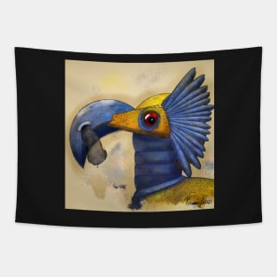 Portrait of a Mech Bird Tapestry