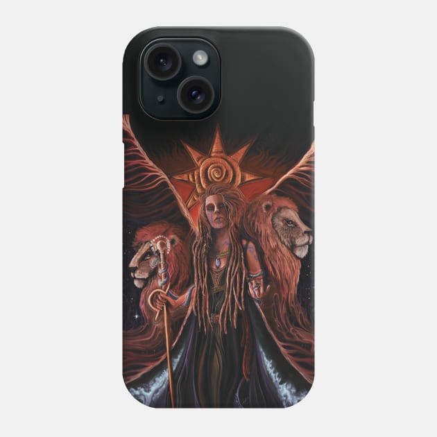 Inanna Ishtar x Zion Phone Case by visionarysea