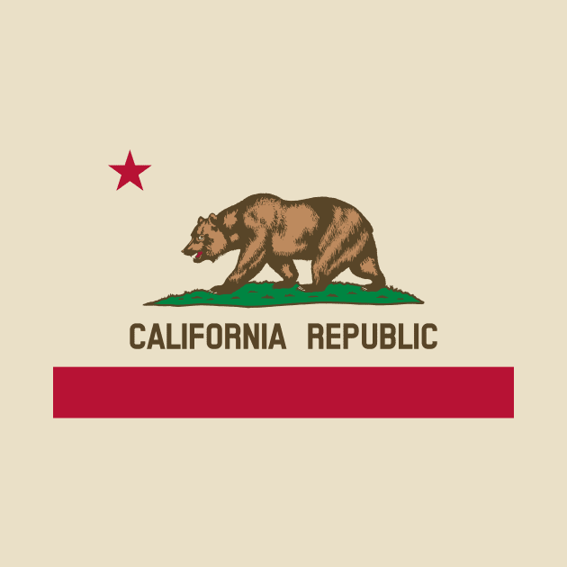 The Bear Flag of California by warishellstore