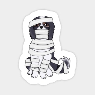 Dog Mummy (tricolor cavalier king charles spaniel) Magnet