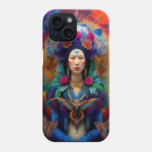 Flowers Queen Goddess Surreal Butterfly Phone Case