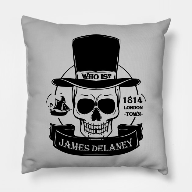 Who is James Delaney? Pillow by Yolanda84