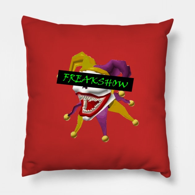 The FREAKSHOW! Pillow by arcadeheroes