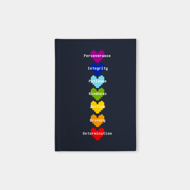 Undertale Human Souls Undertale Notebook Teepublic