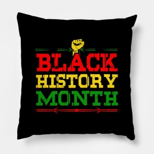 Black History Month Shirt African American Pride Gift Pillow