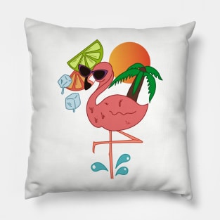 Flamingo Party Pillow