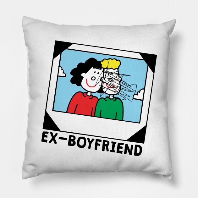 Ex Boyfriend Classic Pillow by toddgoldmanart