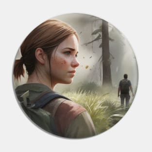 The Last of Us fan art - Joel and Ellie Pin