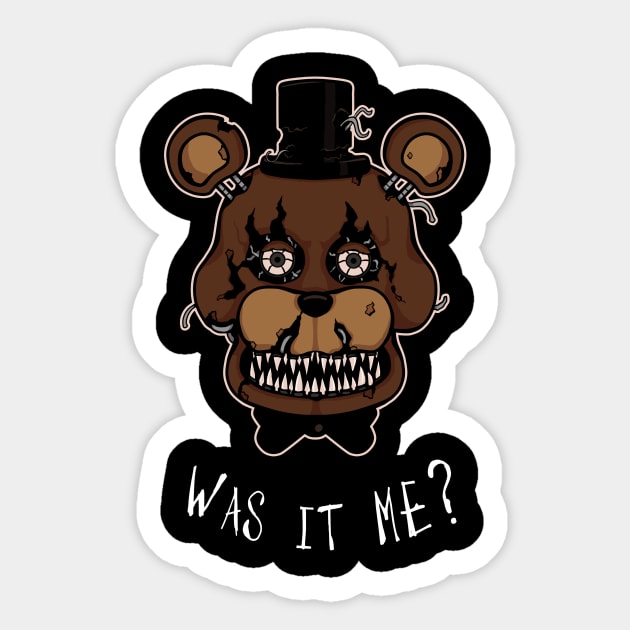 Five Nights at Freddy's - FNAF 4 - Nightmare Freddy - Was It Me? -  Nightmare Foxy - Posters and Art Prints