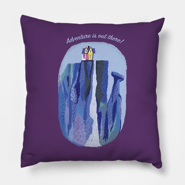 Adventure is Out There! Pillow by KimbasCreativeOutlet