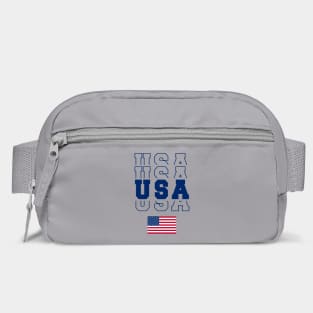 4th of July Patriotic American Flag usa vintage letter print Bag