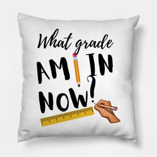 What Grade Am I In? Pillow