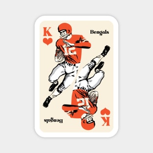 Cincinnati Bengals King of Hearts Magnet