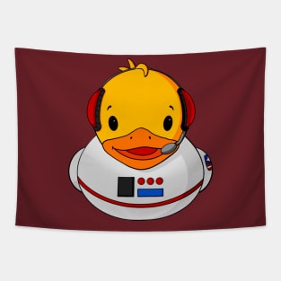 Astronaut Rubber Duck Tapestry