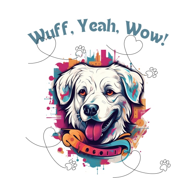 Woofy Adventure - Funny Dog Design by NedisDesign