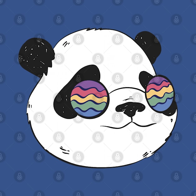 Hippie Panda by Bruno Pires